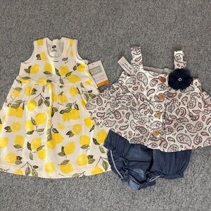 Girls 3-6 month Summertime Outfits